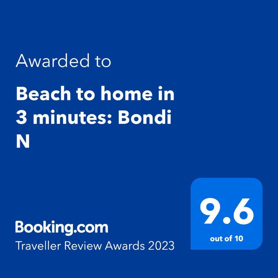Beach To Home In 3 Minutes: Bondi N Sídney Exterior foto